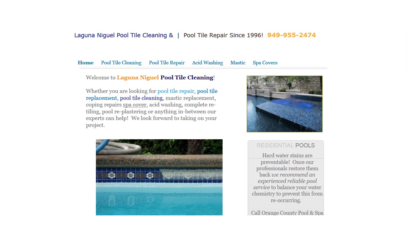 Laguna Niguel Pool Tile  Cleaning's Logo