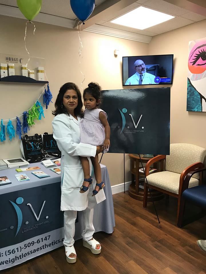 Dr Hima Ravi and Patient - LIV Medical Weight Loss & Aesthetics