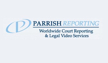 Parrish Court Reporting's Logo