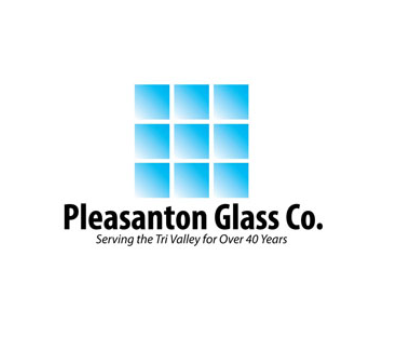 Pleasanton Glass Company's Logo