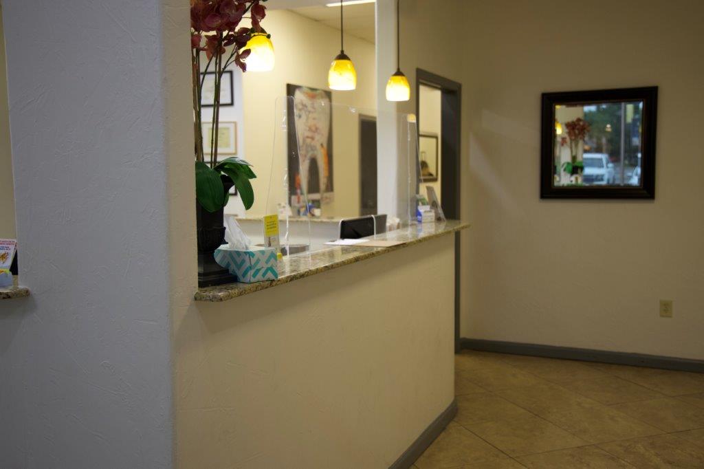 Front desk at Glow Dental and Orthodontics