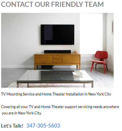 TV Mounting New York NY