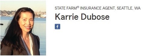 Seattle State Farm Assistance | Karrie Dubose's Logo