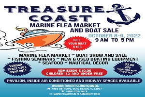 2022 13th Annual Treasure Coast Marine Flea Market and Boat Sale's Logo