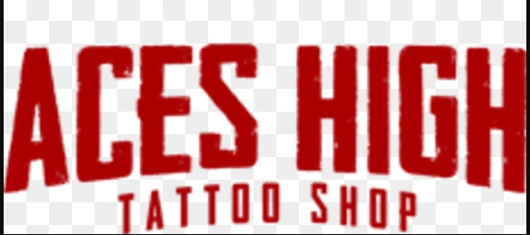 Aces High Tattoo Shop's Logo