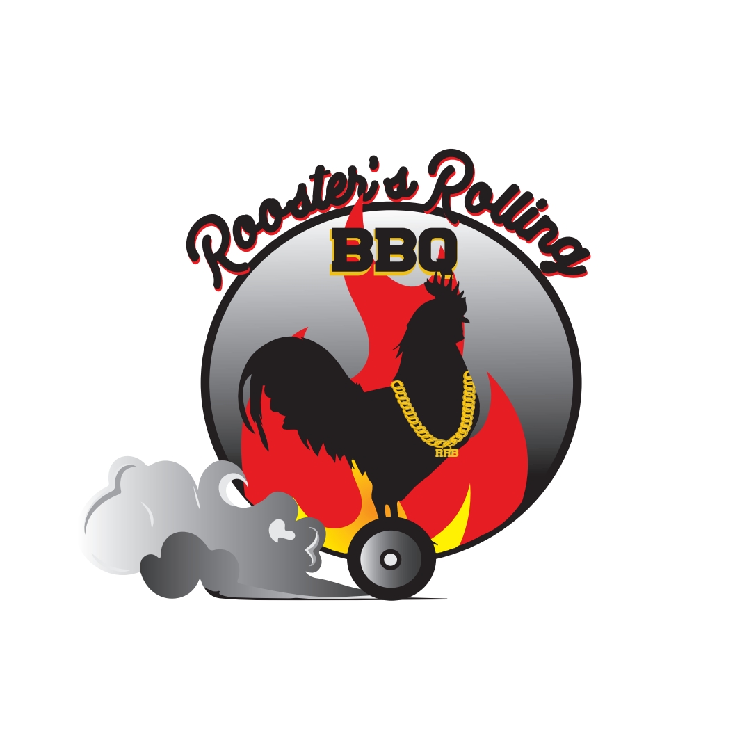 Rooster's Rolling BBQ's Logo