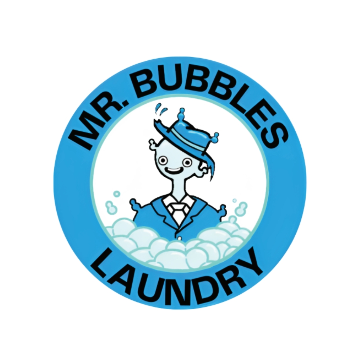 Mr. Bubbles Coin Wash and Fold Laundry's Logo