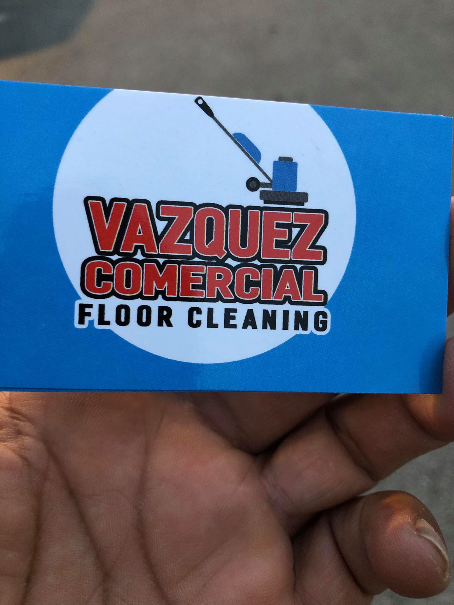 Vasquez comercial floor cleaning's Logo