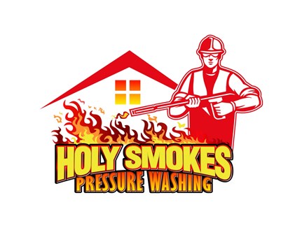 Holy Smokes Pressure Washing's Logo