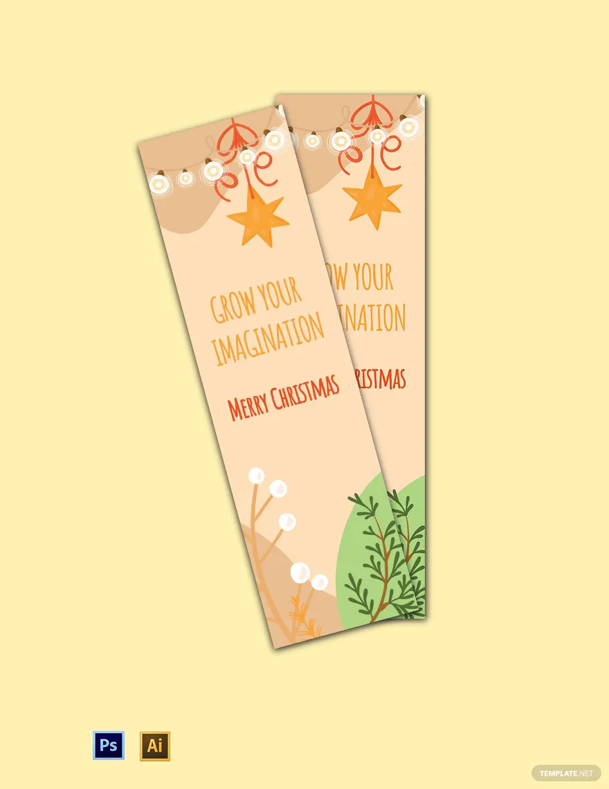 Christmas Bookmark for Kids Templates