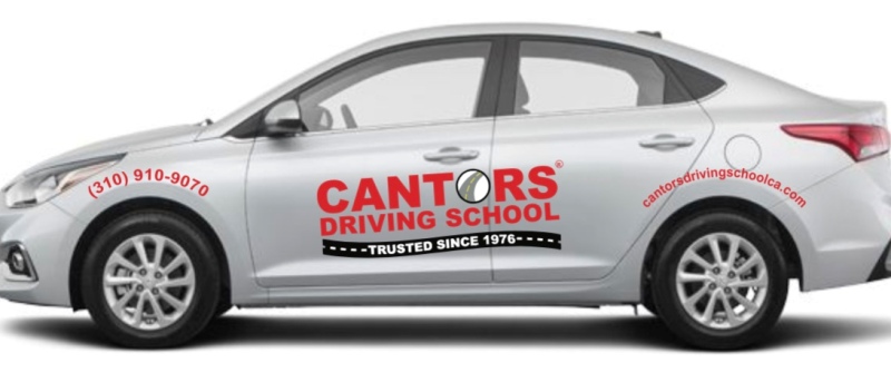Cantor's Driving School car side view