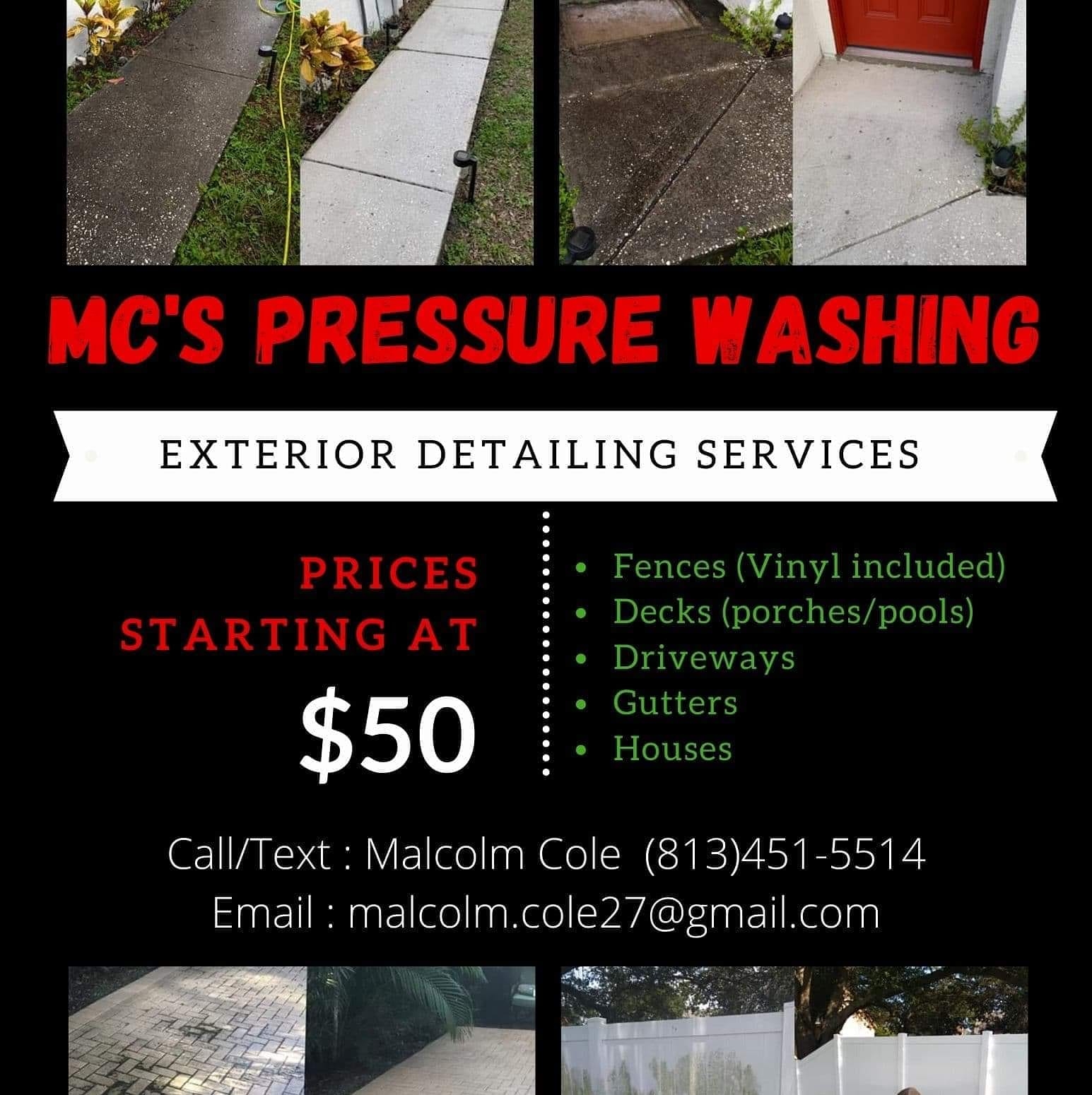MC's Pressure Washing LLC's Logo