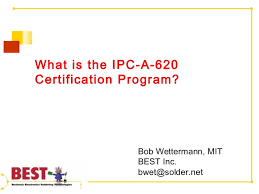 BEST Inc - IPC A-620 Certification